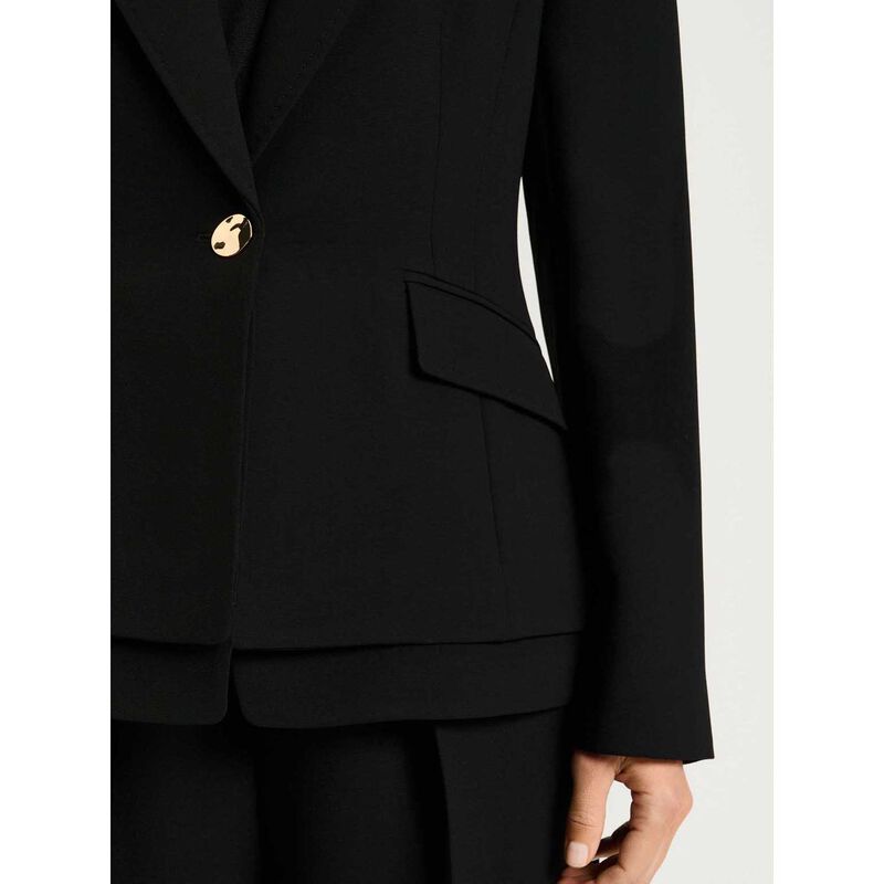 Veronika Maine Double Weave Single Breasted Blazer image number 2